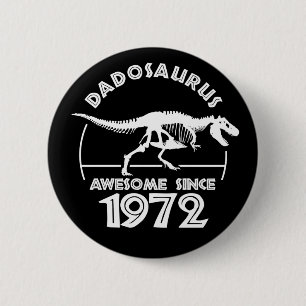 Badge Rond 5 Cm Magnifique depuis 1972 papa anniversaire