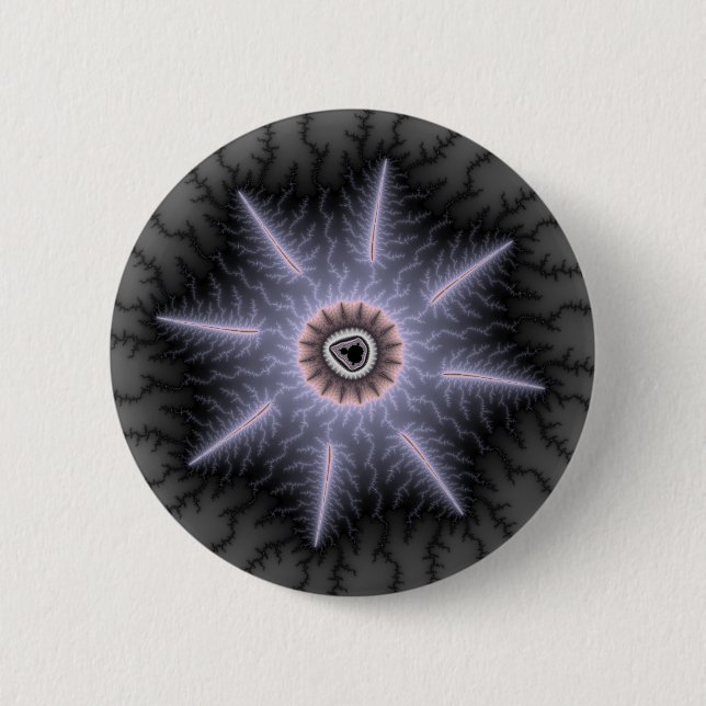 Badge Rond 5 Cm Magnifique - fractale (Devant)