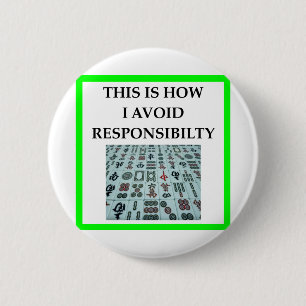 BADGE ROND 5 CM MAHJOMG