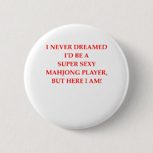 BADGE ROND 5 CM MAHJONG