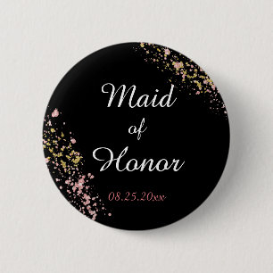 Badge Rond 5 Cm Maid of Honor