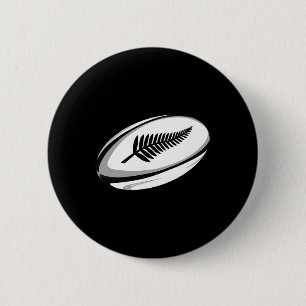 Badge Rond 5 Cm Maillot de rugby de Nouvelle-Zélande