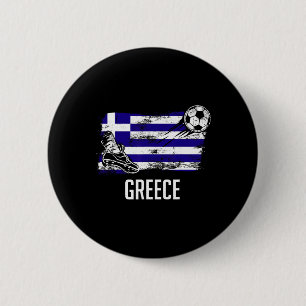 Badge Rond 5 Cm Maillot drapeau grec Équipe de football grecque Gr