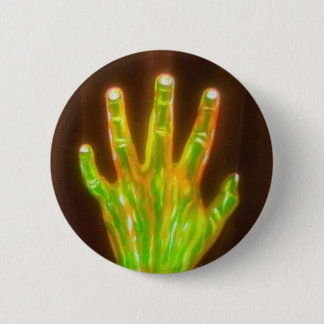 Badge Rond 5 Cm Main de bouton de gloire