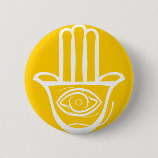 Badge Rond 5 Cm Main de Miriam (Hamsa)