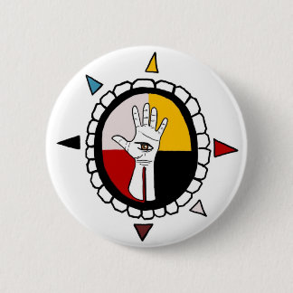 Badge Rond 5 Cm Main de Thunderers