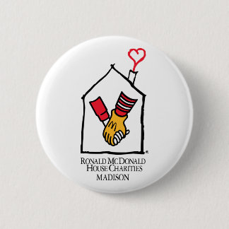 Badge Rond 5 Cm Mains de Ronald McDonald