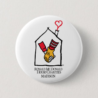Badge Rond 5 Cm Mains de Ronald McDonald