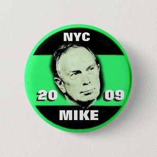 Badge Rond 5 Cm Maire 2009 Bloomberg Pin