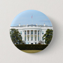 Badge Rond 5 Cm Maison Blanche De La Pelouse