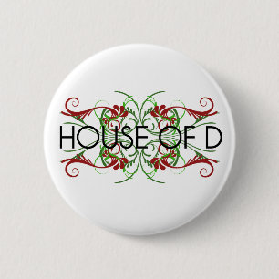 Badge Rond 5 Cm maison de logo de d