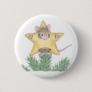 Badge Rond 5 Cm Maison-Souris Designs® - goupilles