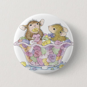 Badge Rond 5 Cm Maison-Souris Designs® - goupilles