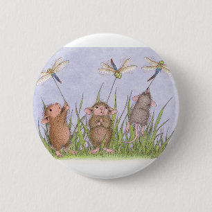 Badge Rond 5 Cm Maison-Souris Designs® - goupilles