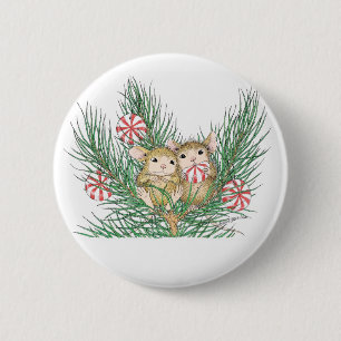 Badge Rond 5 Cm Maison-Souris Designs® - goupilles