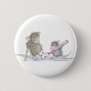 Badge Rond 5 Cm Maison-Souris Designs® - goupilles
