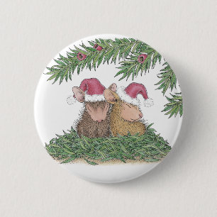 Badge Rond 5 Cm Maison-Souris Designs® - goupilles