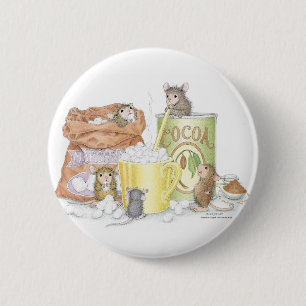 Badge Rond 5 Cm Maison-Souris Designs® - goupilles