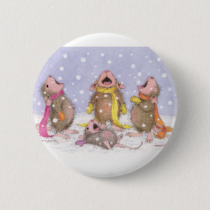 Badge Rond 5 Cm Maison-Souris Designs® - goupilles