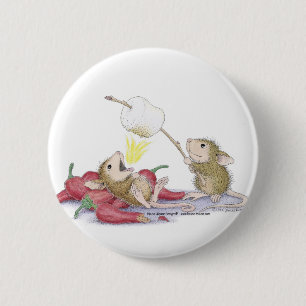 Badge Rond 5 Cm Maison-Souris Designs® - goupilles