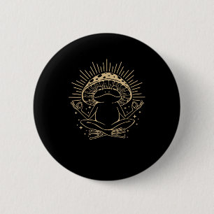 Badge Rond 5 Cm Maisonnette Frog & Minimalisme Esthétique Goblinc