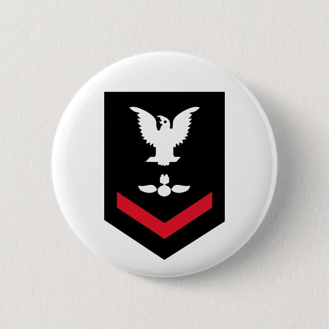 Badge Rond 5 Cm Maître de troisième classe - AO - Bouton (Devant)