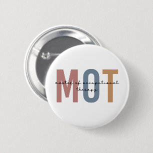Badge Rond 5 Cm Maîtrise en ergothérapie