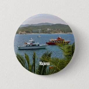 Badge Rond 5 Cm Majorque