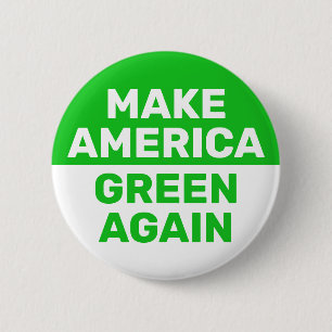 Badge Rond 5 Cm Make America Green Again