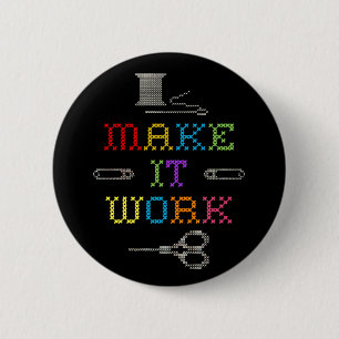 Badge Rond 5 Cm Make It Work Fashion