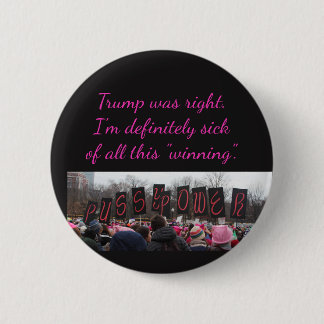 Badge Rond 5 Cm Malade du gain