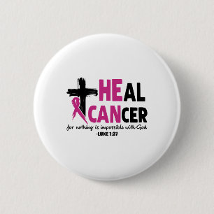 Badge Rond 5 Cm Maladie Cancer Pour Rien N'Est Impossible Avec Die