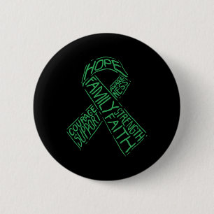 Badge Rond 5 Cm Maladie de sensibilisation à la santé mentale Mots