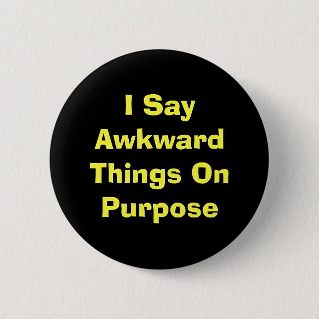 Badge Rond 5 Cm Maladroit (Devant)
