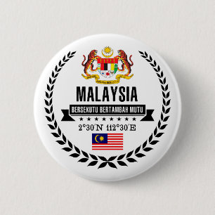 Badge Rond 5 Cm Malaisie