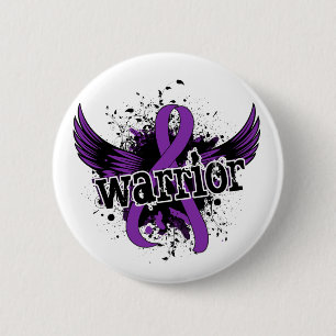 Badge Rond 5 Cm Malformation de Chiari du guerrier 16