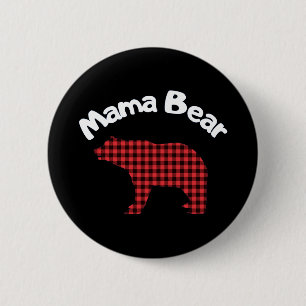 Badge Rond 5 Cm Mama Bear