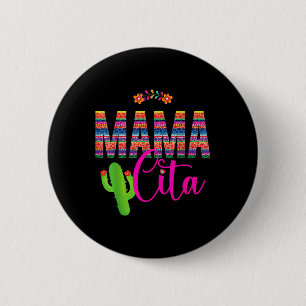 Badge Rond 5 Cm Mamacita Cinco De Mayo 5 De Mayo Cactus Fiesta Wom