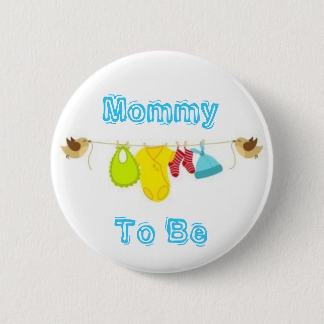 Badge Rond 5 Cm Maman à être (Devant)