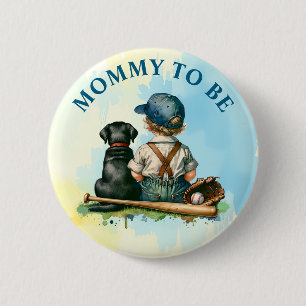 Badge Rond 5 Cm Maman à être   Beau Baby shower