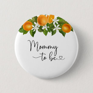 Badge Rond 5 Cm Maman à être - Un petit mignon est sur le chemin d