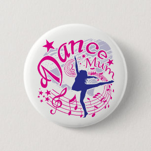 Badge Rond 5 Cm Maman dansante