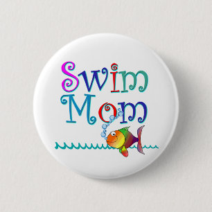 Badge Rond 5 Cm Maman de bain