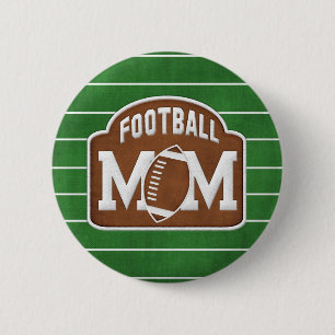 Badge Rond 5 Cm Maman du football