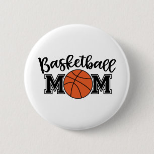 Badge Rond 5 Cm Maman épique de basket-ball