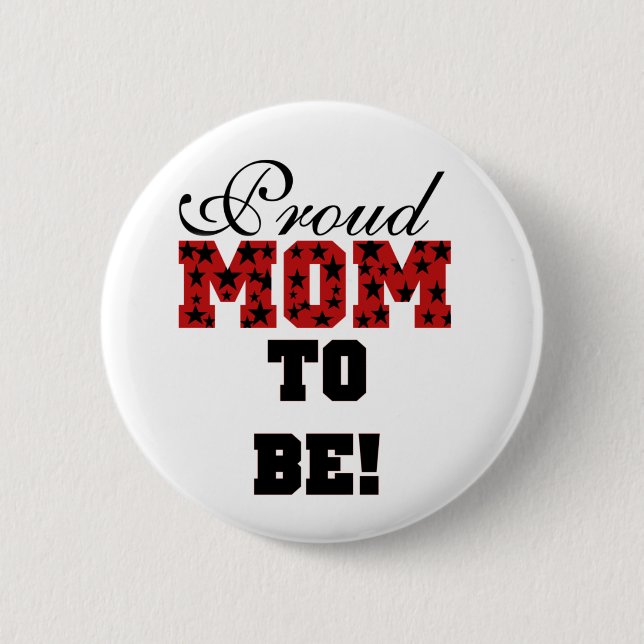 Badge Rond 5 Cm Maman fière d'étoiles à être - customisé (Devant)