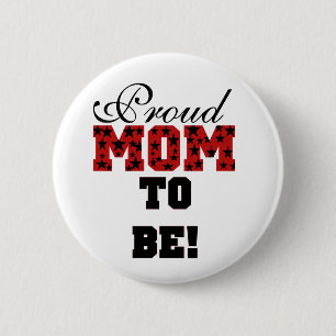 Badge Rond 5 Cm Maman fière d'étoiles à être - customisé