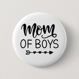 Badge Rond 5 Cm Maman garçon