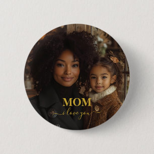 Badge Rond 5 Cm Maman, je t'aime