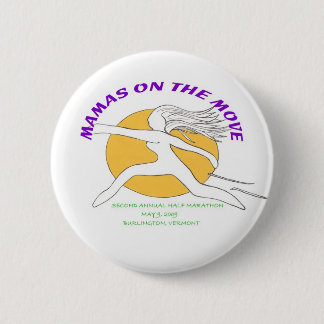 BADGE ROND 5 CM MAMAN MARATHON LOGO